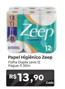 Novo Atacarejo Papel Higiênico Zeep oferta