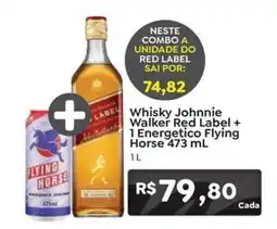 Novo Atacarejo Whisky Johnnie Walker Red Label oferta