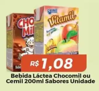 Bebida Láctea Chocomil ou Cemil