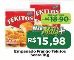 Mart Minas empanado frango tekitos oferta