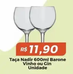 Mart Minas Taça Nadir 600ml Barone Vinho ou Gin oferta