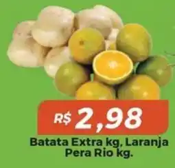 Mart Minas Batata Extra kg, Laranja Pera Rio kg. oferta