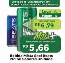 Mart Minas Bebida Mista Skol Beats oferta