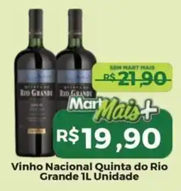 Mart Minas Vinho Nacional Quinta do Rio Grande oferta