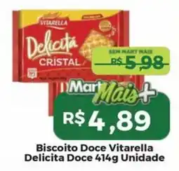Mart Minas Biscoito doce vitarella delicita doce oferta