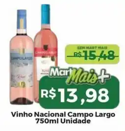 Mart Minas Vinho Nacional Campo Largo oferta