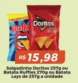 Mart Minas Salgadinho Doritos ou Batata Ruffles ou Batata Lays oferta