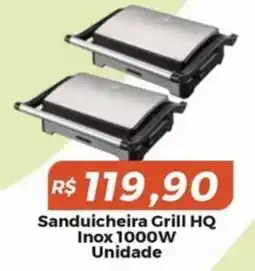 Mart Minas Sanduicheira Grill HQ Inox oferta