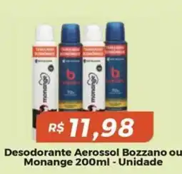 Mart Minas Desodorante Aerossol Bozzano ou Monange oferta