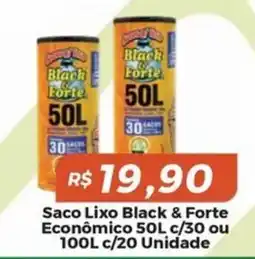 Mart Minas Saco lixo black & forte oferta