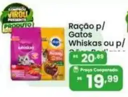 Coocerqui Ração p/ Gatos Whiskas ou p/ oferta
