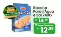 Coocerqui Biscoito Parati Água e Sal oferta