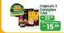 Coocerqui Capsula 3 Corações oferta