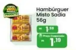 Coocerqui Hambúrguer Misto Sadia oferta