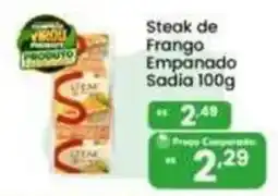 Coocerqui Steak de Frango Empanado Sadia oferta