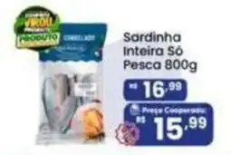 Coocerqui Sardinha Inteira Só Pesca oferta
