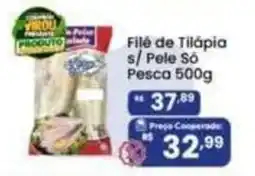 Coocerqui Filé de Tilápia s/ Pele Só oferta
