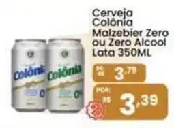 Coocerqui Cerveja Colônia Malzebier Zero ou Zero Alcool oferta