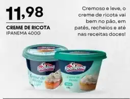 Mercadão Atacadista Creme de ricota oferta