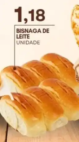 Mercadão Atacadista Bisnaga de leite oferta