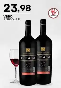 Mercadão Atacadista vinho pergola 1l oferta
