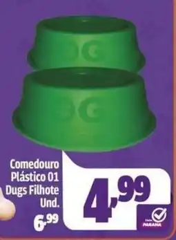 Supermercado Paraná Comedouro Plástico 01 Dugs Filhote oferta