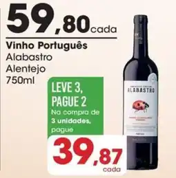 Zaffari Vinho Português Alabastro Alentejo oferta