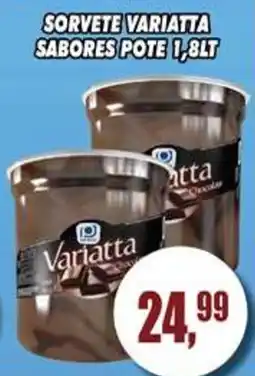 Supermercado leal Sorvete variatta sabores pote oferta