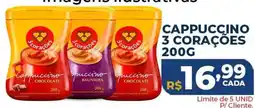 Supermercados Tridico Cappuccino 3 corações oferta