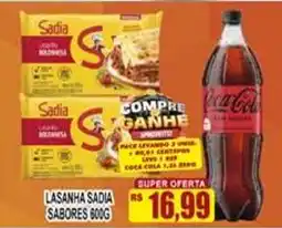 Supermercado leal Lasanha sadia sabores oferta