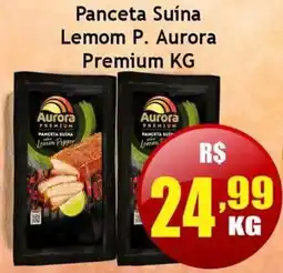 Supermercado Kibe Panceta Suína Lemom P. Aurora Premium Kg oferta