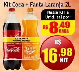 Supermercado Kibe Kit Coca + Fanta Laranja oferta