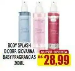 Supermercado leal body splash d.corp. giovanna baby fragrancias oferta
