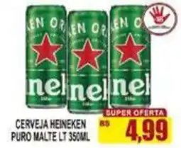 Supermercado leal Cerveja heineken puro malte lt oferta