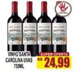 Supermercado leal vinho santa carolina uvas oferta