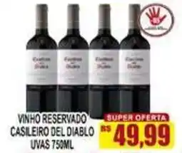 Supermercado leal vinho reservado casileiro del diablo oferta