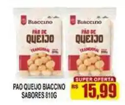 Supermercado leal pão queijo biaccino sabores oferta
