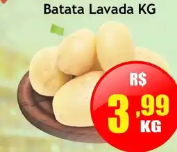 Supermercado Kibe Batata lavada kg oferta