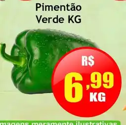 Supermercado Kibe Pimentão verde kg oferta