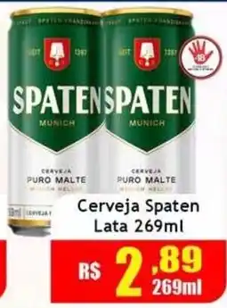 Supermercado Kibe Cerveja Spaten oferta