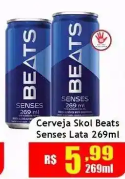 Supermercado Kibe Cerveja Skol Beats Senses Lata oferta
