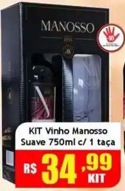 Supermercado Kibe Kit vinho manosso oferta