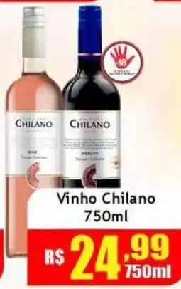 Supermercado Kibe Vinho chilano oferta