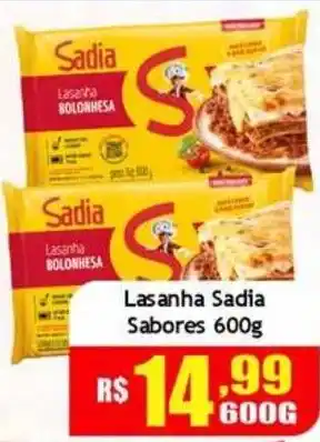 Supermercado Kibe Lasanha Sadia Sabores oferta