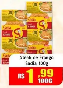 Supermercado Kibe Steak de Frango Sadia oferta
