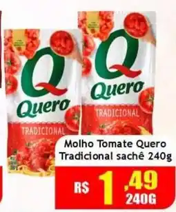 Supermercado Kibe molho tomate quero tradicional sachê oferta