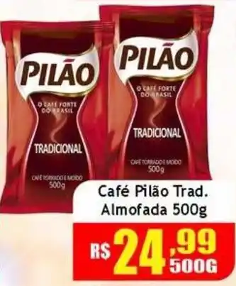 Supermercado Kibe Café Pilão Trad. Almofada oferta