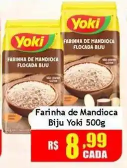 Supermercado Kibe Farinha de Mandioca Biju Yoki oferta