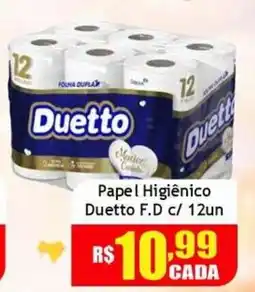 Supermercado Kibe Papel Higiênico Duetto F.D c/ 12un oferta