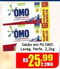 Supermercado Kibe Sabão em Pó OMO Lavag. Perfe. oferta